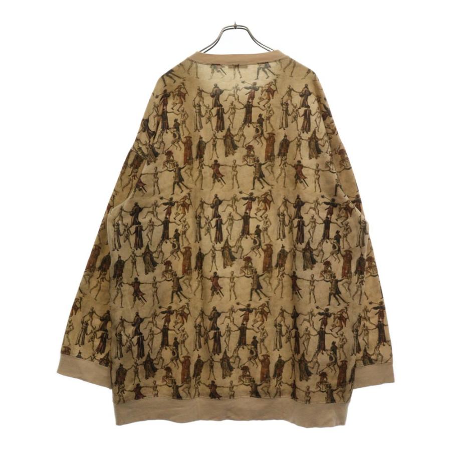 UNDERCOVER アンダーカバー 17AW 死の舞踏重ね ハギ 総柄 クルーネック  