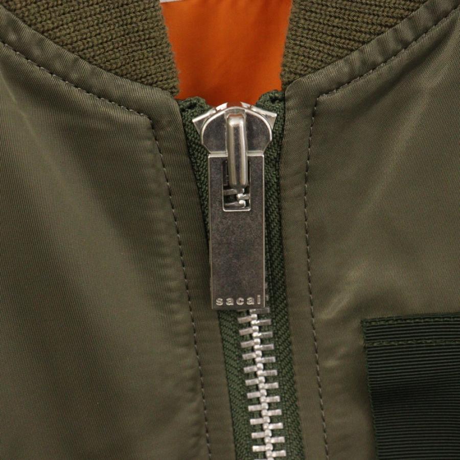 sacai Sacai サカイ 20AW Nylon Twill x Faux Shearling Blouson sacai Sacai サカイ 20AW Nylon Twill x Faux Shearling Blouson