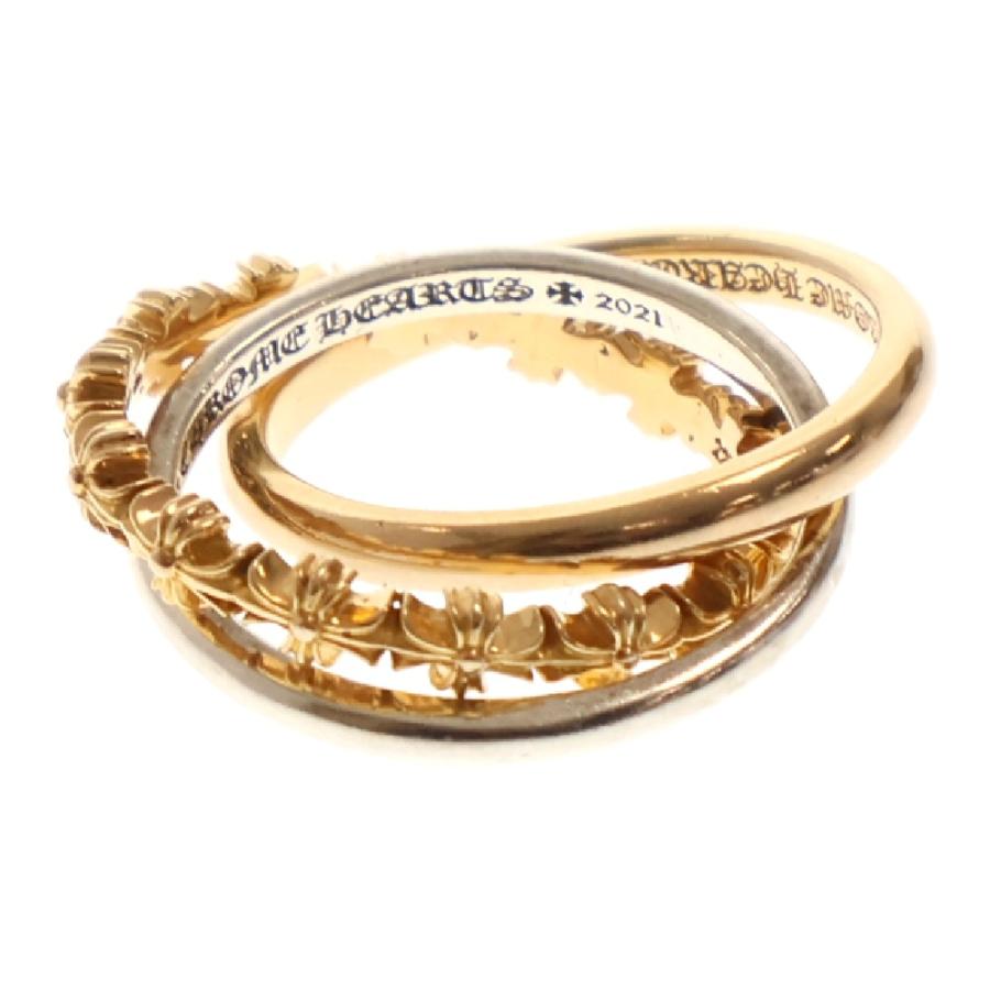 CHROME HEARTS クロムハーツ 22K TINY E CH PLUS BAND TRPL CHROME HEARTS クロムハーツ 22K TINY E CH PLUS BAND TRPL