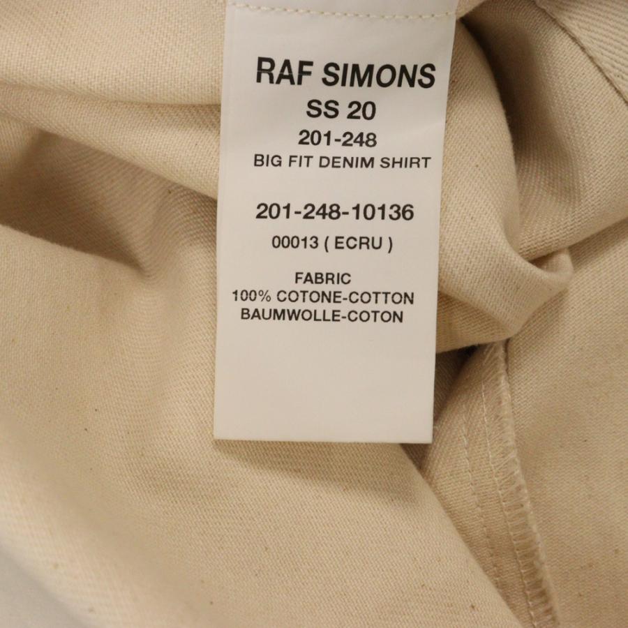 RAF SIMONS ラフシモンズ 20SS BIG FIT DENIM SHIRT 201-248 RAF SIMONS ラフシモンズ 20SS BIG FIT DENIM SHIRT 201-248
