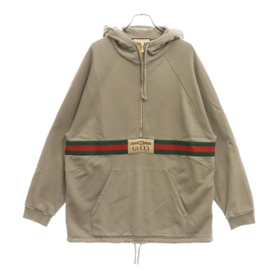 グッチ GUCCI 【 644656 XJC3W 】ハーフジップパーカーM
