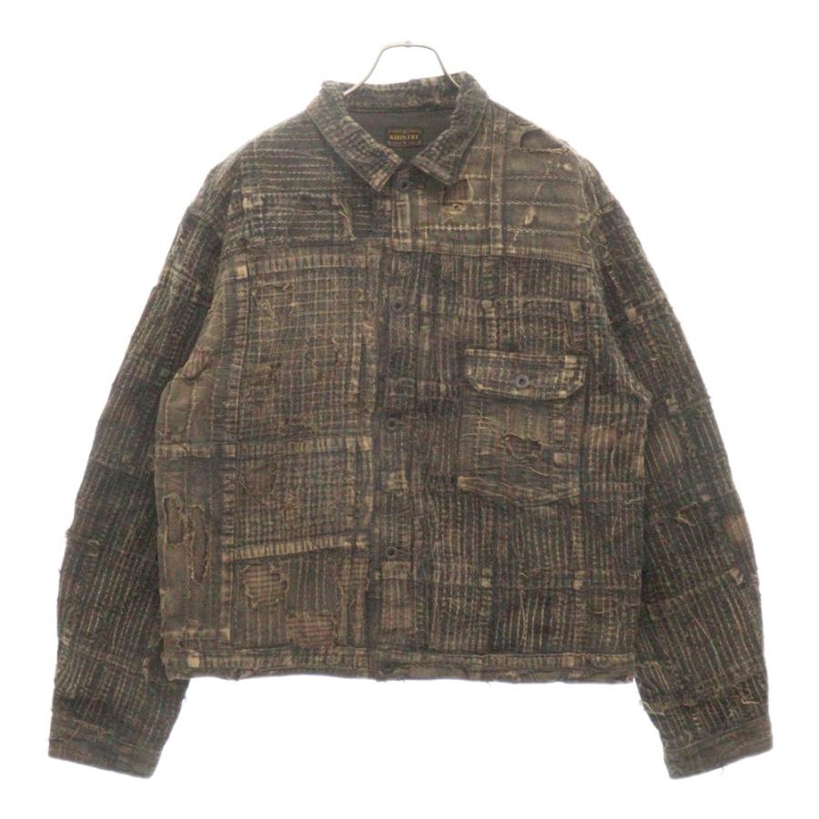 KAPITAL キャピタル 24SS BORO SPRING BLACK 1ST JKT K2313LJ184 KAPITAL キャピタル 24SS BORO SPRING BLACK 1ST JKT K2313LJ184