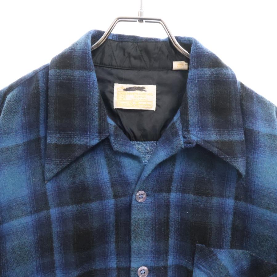 VINTAGE ヴィンテージ 70s Sears KINGS ROAD ombre check shirt