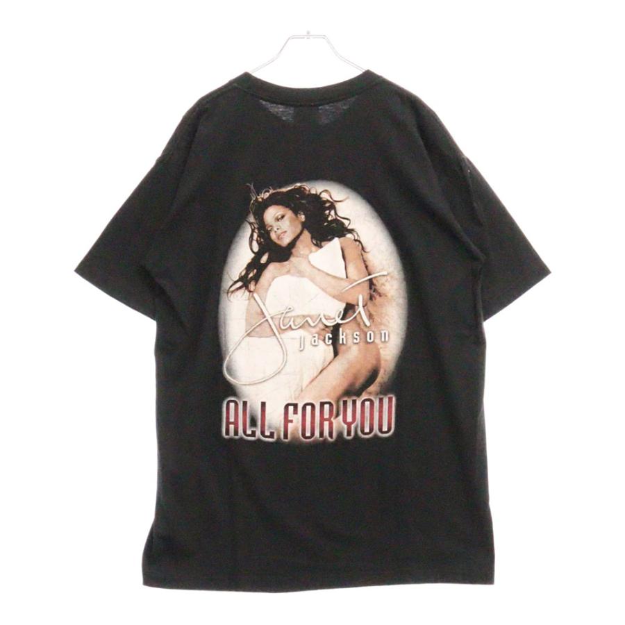 激レア 90s ジャネットジャクソン 1999年ワールドツアー L 両面 墨黒 ヴィンテージ 90s JANET JACKSON ALL FOR YOU TOUR BOOTLEG TEE