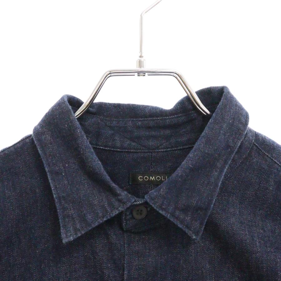 COMOLI コモリ 22AW デニム 長袖コモリシャツ W03-02004 COMOLI コモリ 22AW デニム 長袖コモリシャツ W03-02004