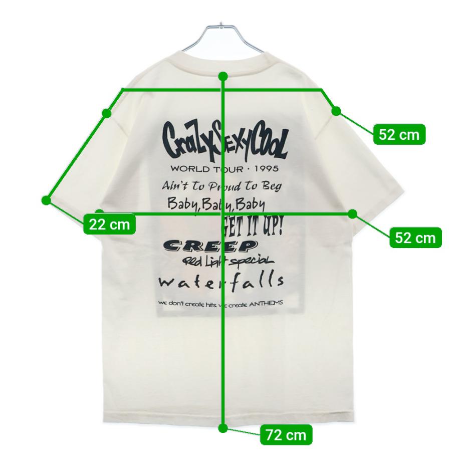 VINTAGE ヴィンテージ 90a TLC CRAZY SEXY COOL WORLD TOUR TEE 両面