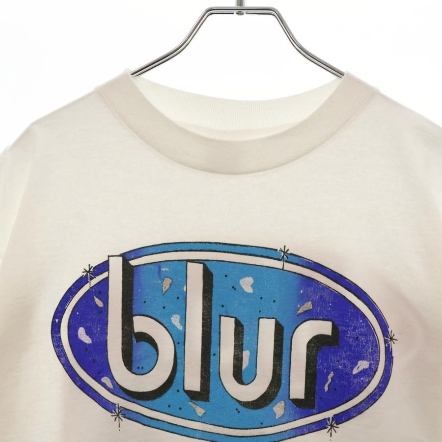 VINTAGE ヴィンテージ 90s BLUR BOOT TEE ブルー 両面プリント半袖T