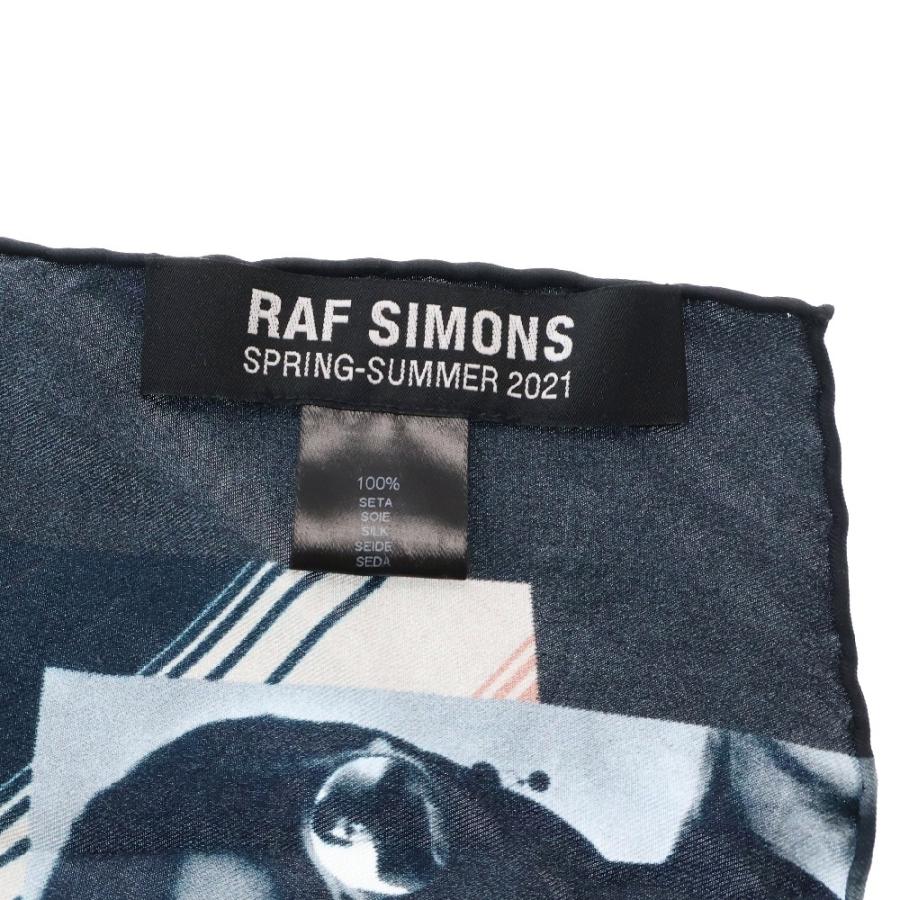 RAF SIMONS ラフシモンズ ショルダー スカーフ 黒 RAF SIMONS ラフシモンズ ショルダー スカーフ 黒 RAF SIMONS