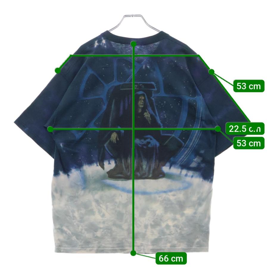 LIQUID BLUE スターウォーズ　半袖Tシャツ　L VINTAGE ヴィンテージ 90S Star Wars Palpatine LIQUID BLUE リキッド