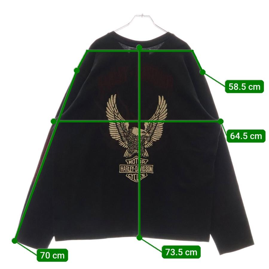 VINTAGE ヴィンテージ 90s HARLEY DAVIDSON ハーレーダビットソン 刺繍