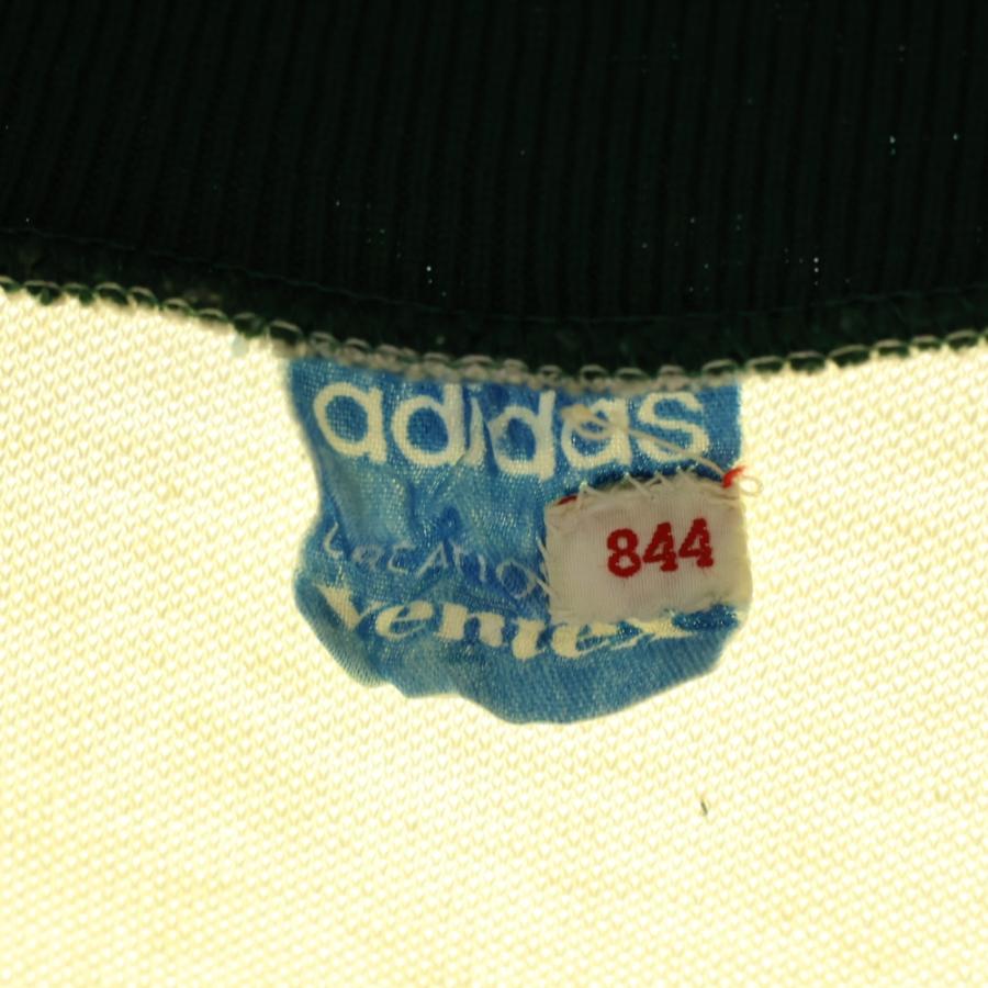 B665【人気Lサイズ】アディダス　刺繍ロゴ　トラックジャケット　ストライプ 希少☆ L アディダス トラックジャケット 刺繍ロゴ ビッグロゴ