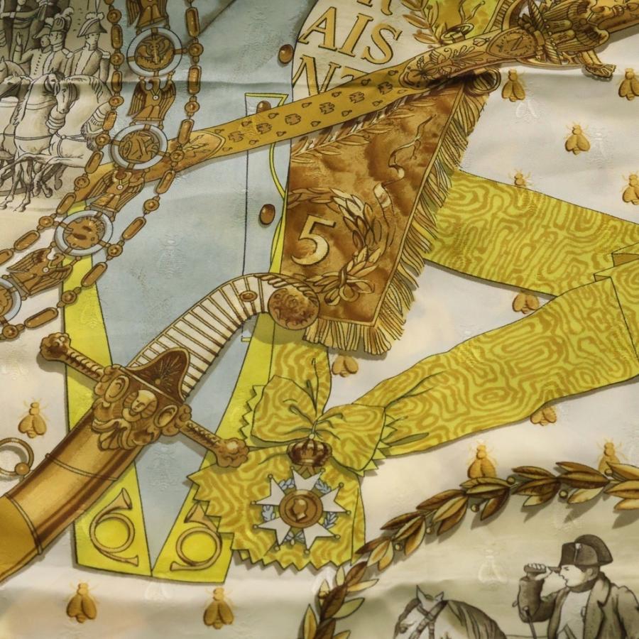 エルメス　ナポレオン　カレ　90 シルク　スカーフ HERMES エルメス スカーフ カレ90 NAPOLEON ナポレオン