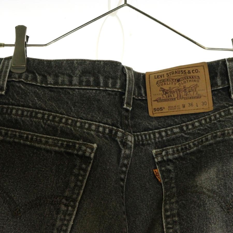 Levi's（リーバイス） 90S 505 USA製 ブラックデニム パンツ ブラック