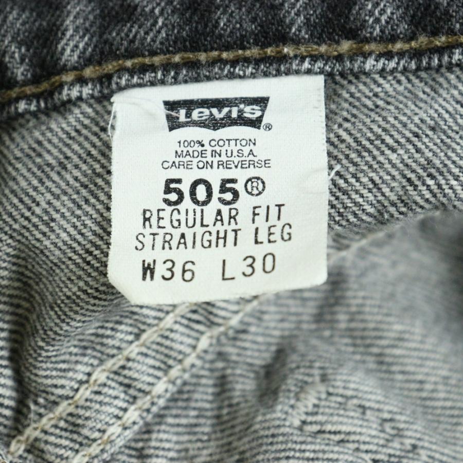 Levi's（リーバイス） 90S 505 USA製 ブラックデニム パンツ ブラック