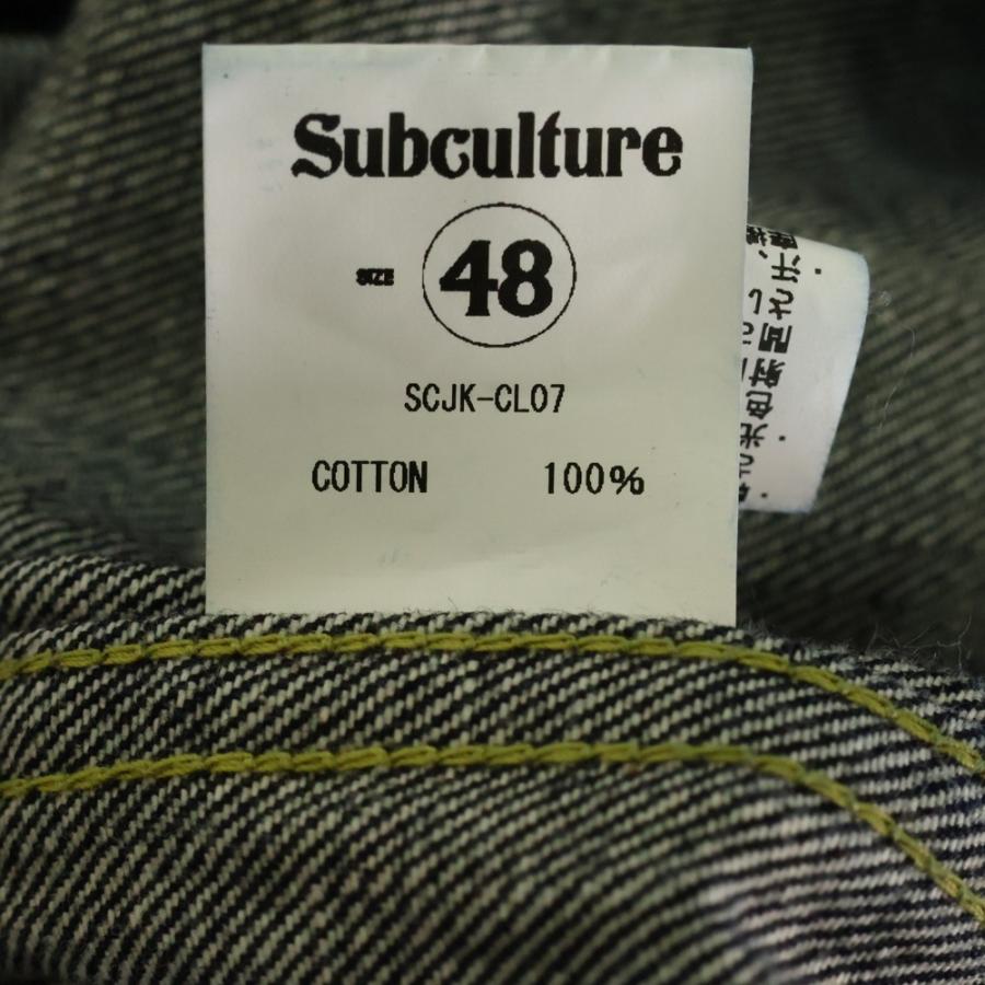 SUBCULTURE サブカルチャー S06XX Denim Jacket SCJK-CL07 デニム