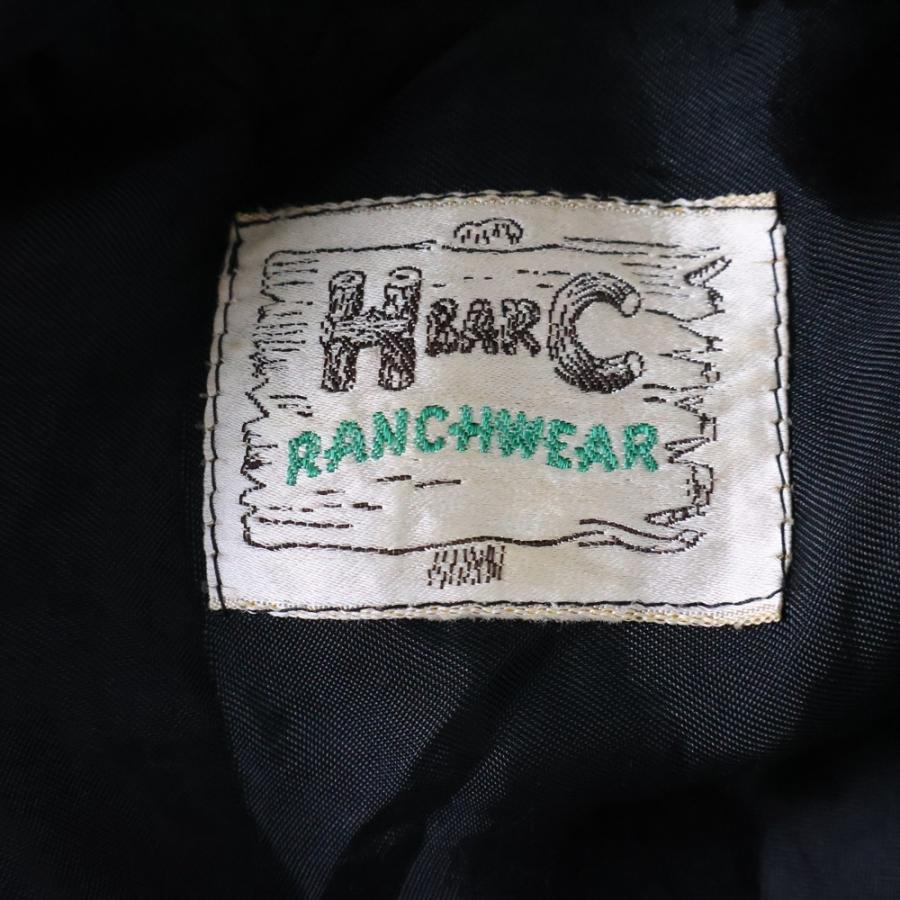 VINTAGE ヴィンテージ 50s H bar C ウエスタンジャケット レーヨン