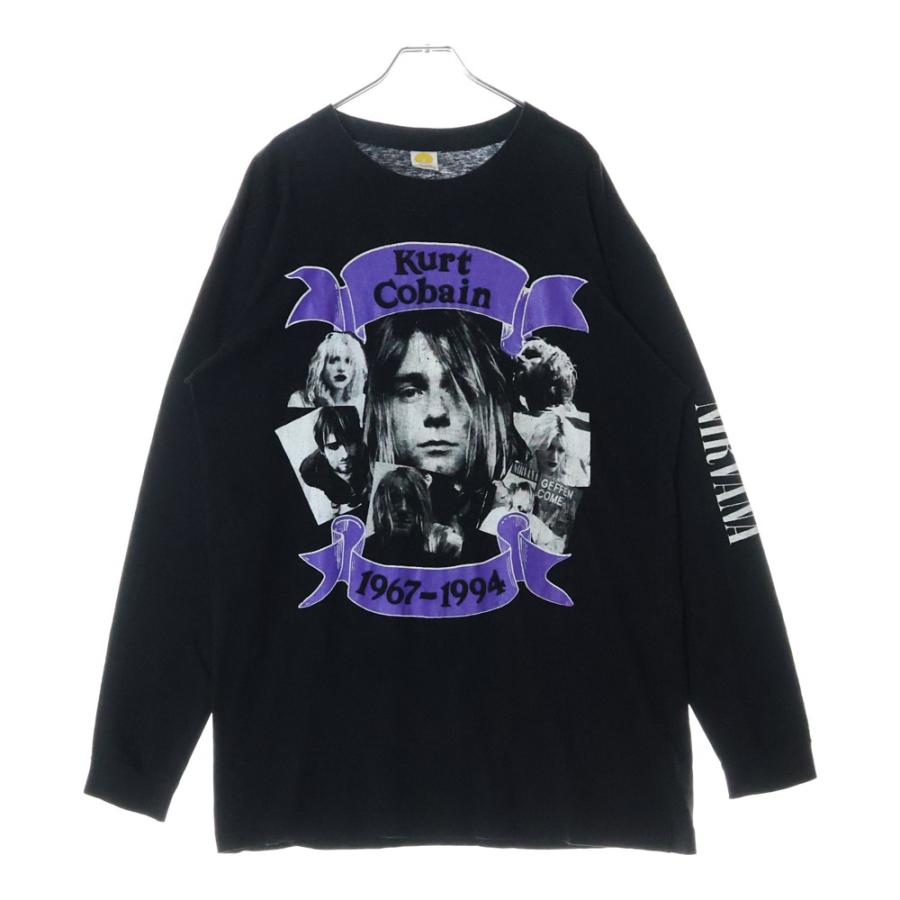 ヴィンテージ 90s ニルヴァーナ カートコバーン 袖 フロントプリント