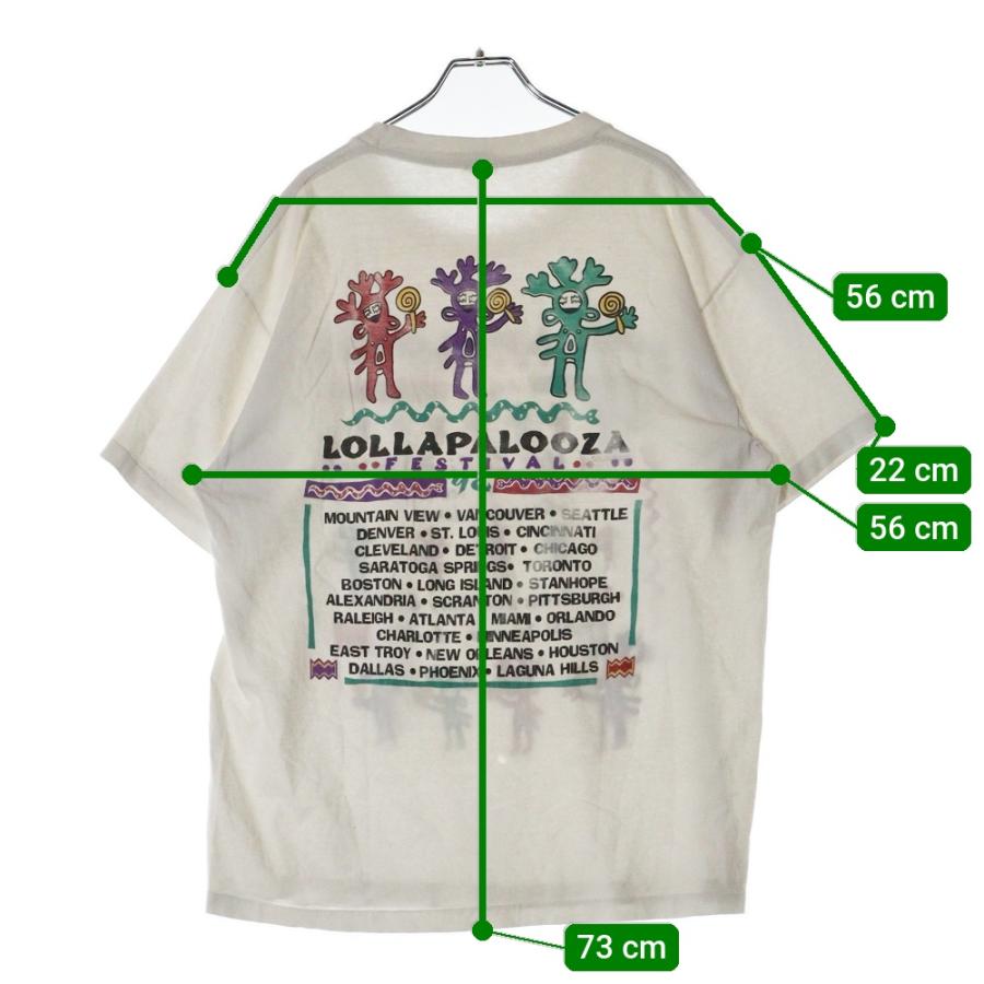 LOLLAPALOOZA 1992 Vintage Tee ロラパルーザ カリビアン様専用ロラパルーザ92 ビンテージTシャツ