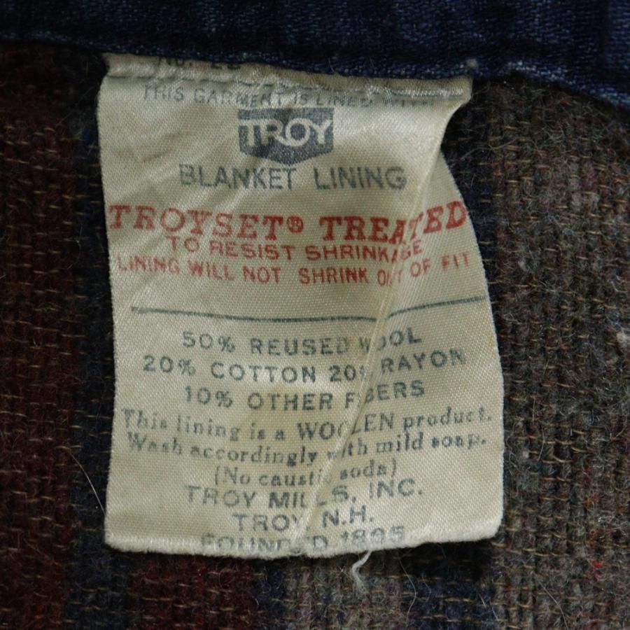 USA製90sヴィンテージ リーバイスデニムカバーオール 裏地ブランケット付き リーバイス USA製 90s 希少 デニム カバーオール ブランケット 38