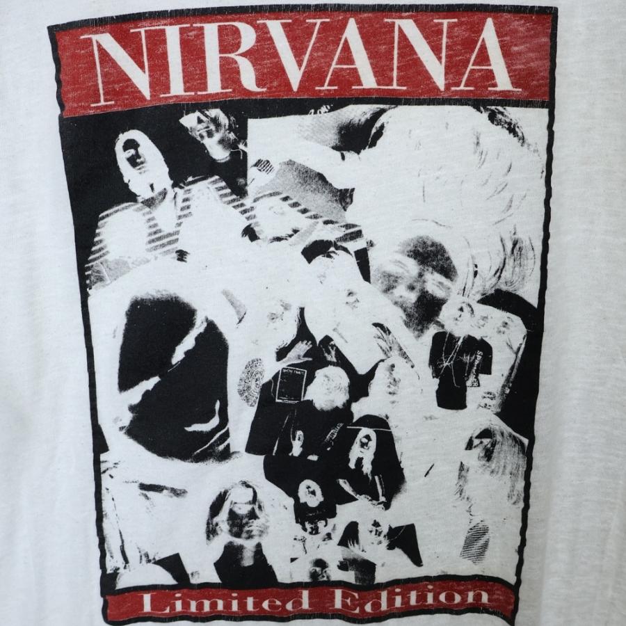 90s NIRVANA/ニルヴァーナ Tシャツ 白 ヴィンテージLサイズ 90s NIRVANA/ニルヴァーナ Tシャツ 白 ヴィンテージLサイズ 90s