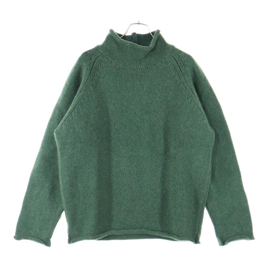 MASSES マシス MOCK NECK PO モックネック ニット セーター グリーン