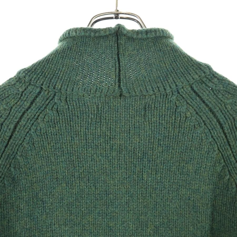 MASSES マシス MOCK NECK PO モックネック ニット セーター グリーン
