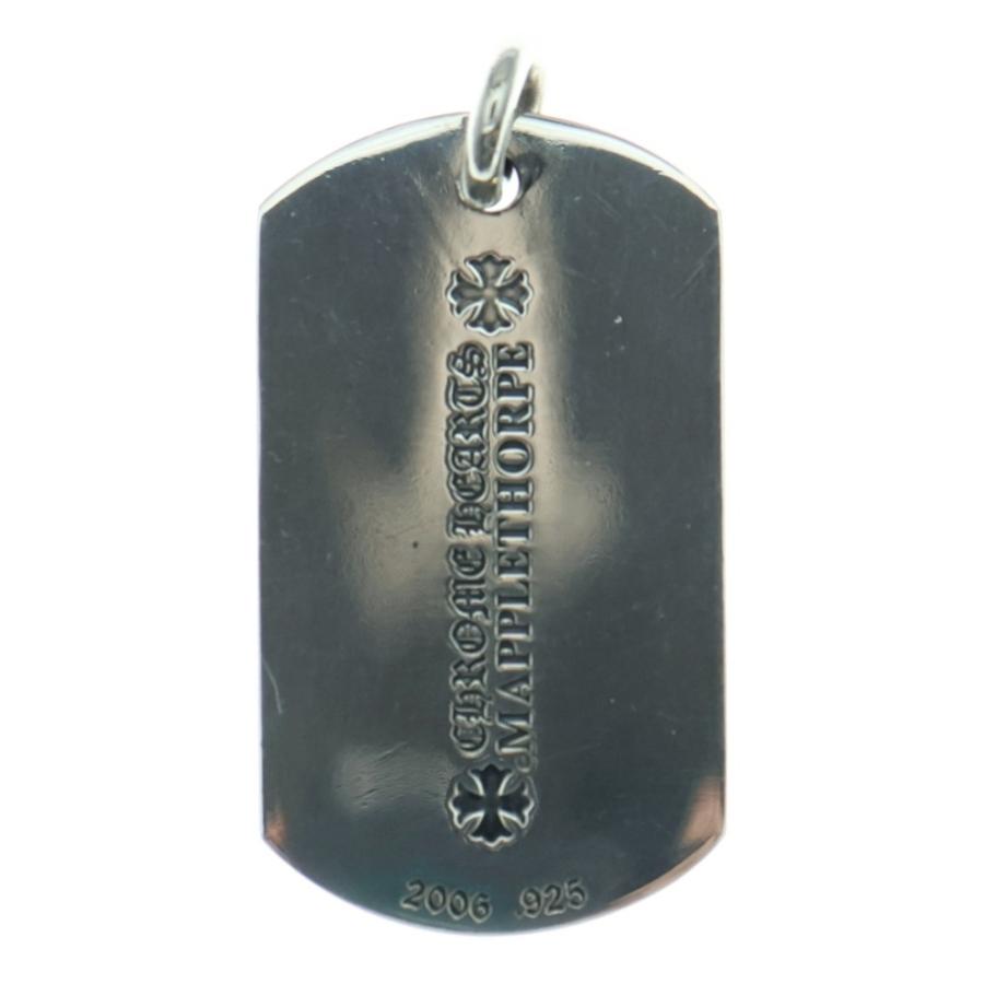 クロムハーツ ラージ メイプルソープ ドッグタグ CHROME HEARTS CHROME HEARTS（クロムハーツ） D TAG LRG MAPPLE THORPE メイプル