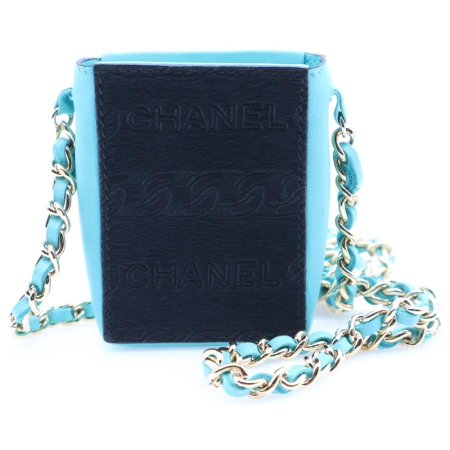 シャネルチェーンショルダー　ミニポーチ　シガレットケース CHANEL（シャネル） 2000-2001 Chain Shoulder Cigarette Case