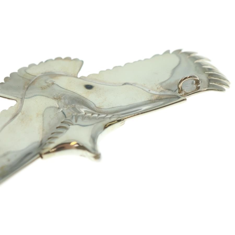 TADY & KING タディアンドキング SV 全銀 特大イーグル ネックレス