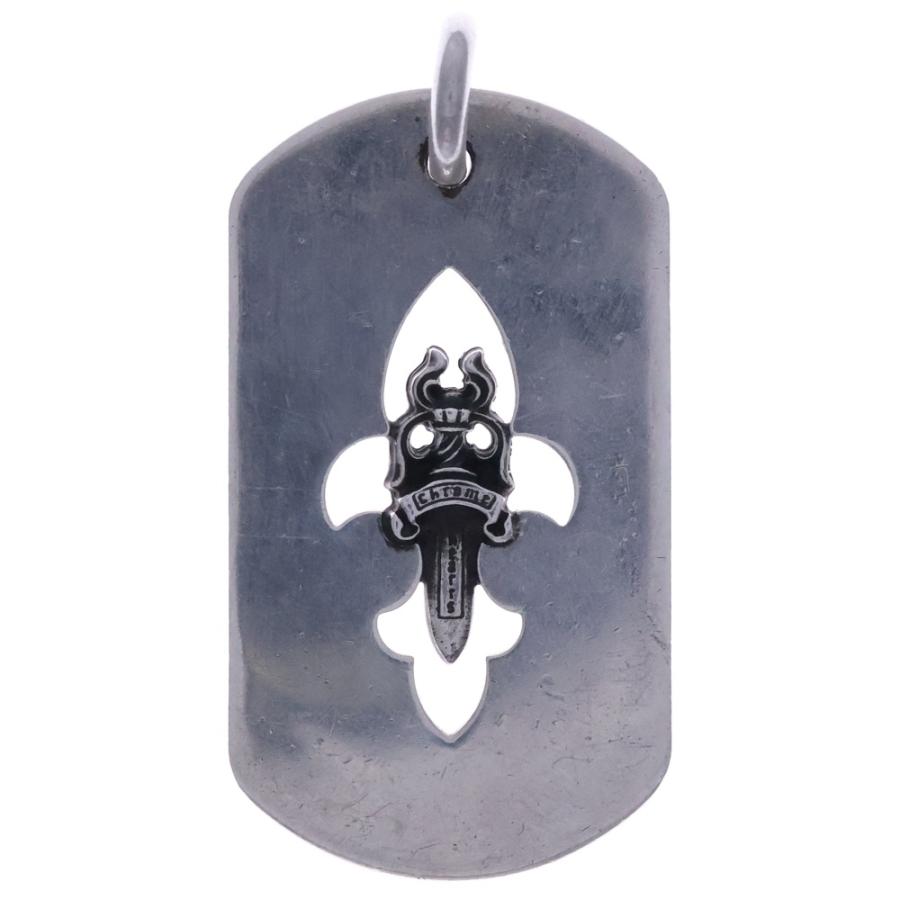 Chrome Hearts スモールドックタグ ネックレストップ【即日発送】 CHROME HEARTS（クロムハーツ） D TAG SML FLE DAG フレアダガー