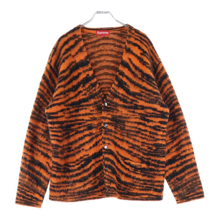 カーディガン　supreme ワコマリア　stussy Supreme（シュプリーム） 20AW Brushed Mohair Cardigan Tiger Stripe