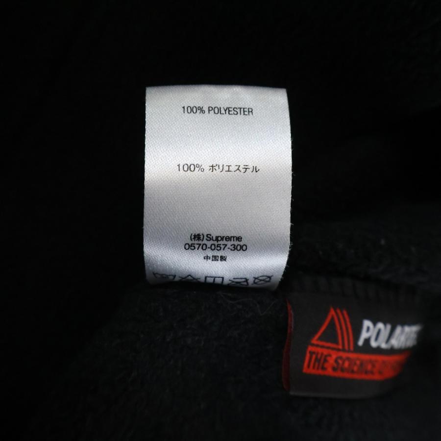【更に値下しました】Supremeポーラテックフリースパーカー黒S Supreme☆ポーラテック フェイスマスク ハーフジップ パーカー
