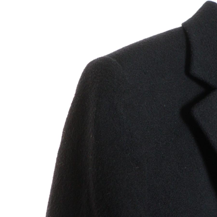 Paul Smith ポールスミス DREAMER WOOL MELTON CHESTER COAT ウール カシミヤ チェスター コート ブラック_4