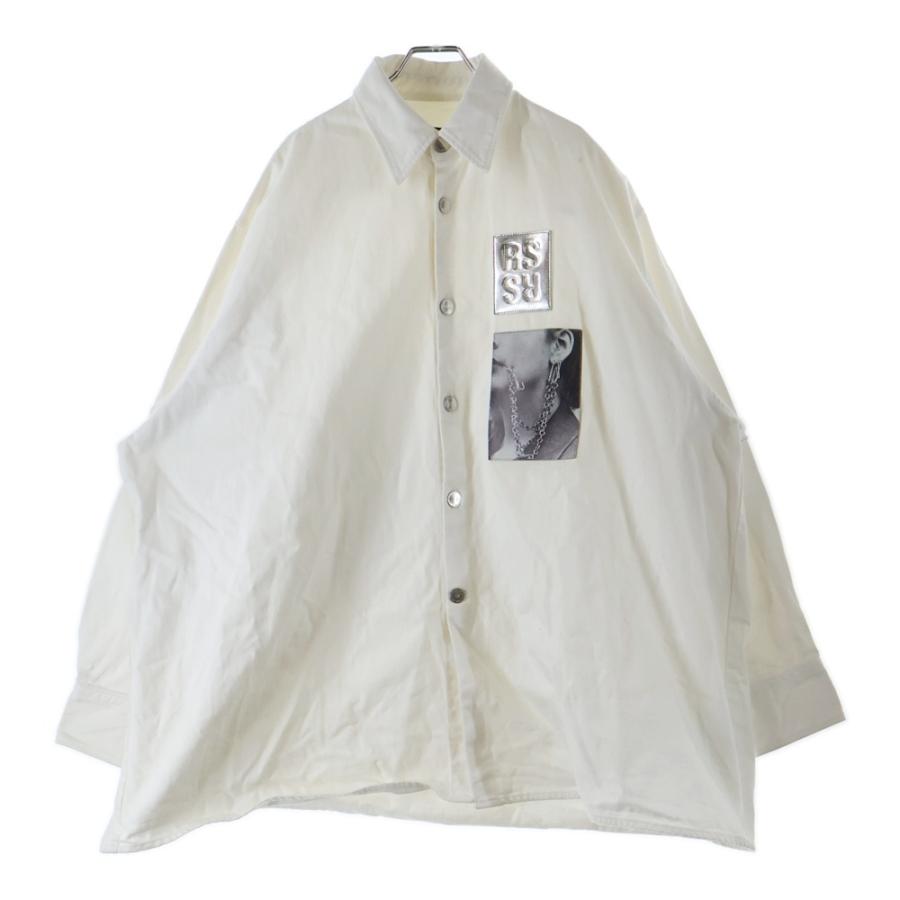 RAF SIMONS（ラフ シモンズ） 19SS Two Patches Big fit shirt 191ー