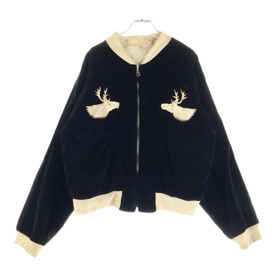 VINTAGE ヴィンテージ 50s Souvenir Jacket TTS ZIP 別珍 リバーシブル