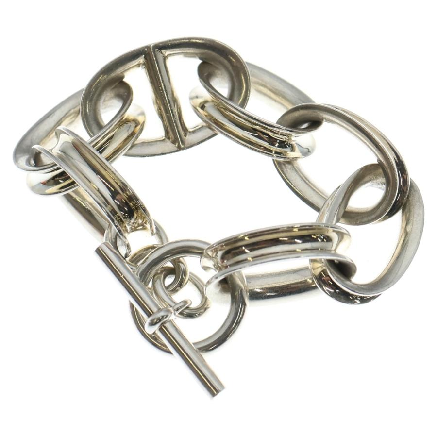 S*a様 HERMES シルバー ブラック ブレスレット HERMES（エルメス） ブレスレット パズルアッシュ Puzzle H 077324FP