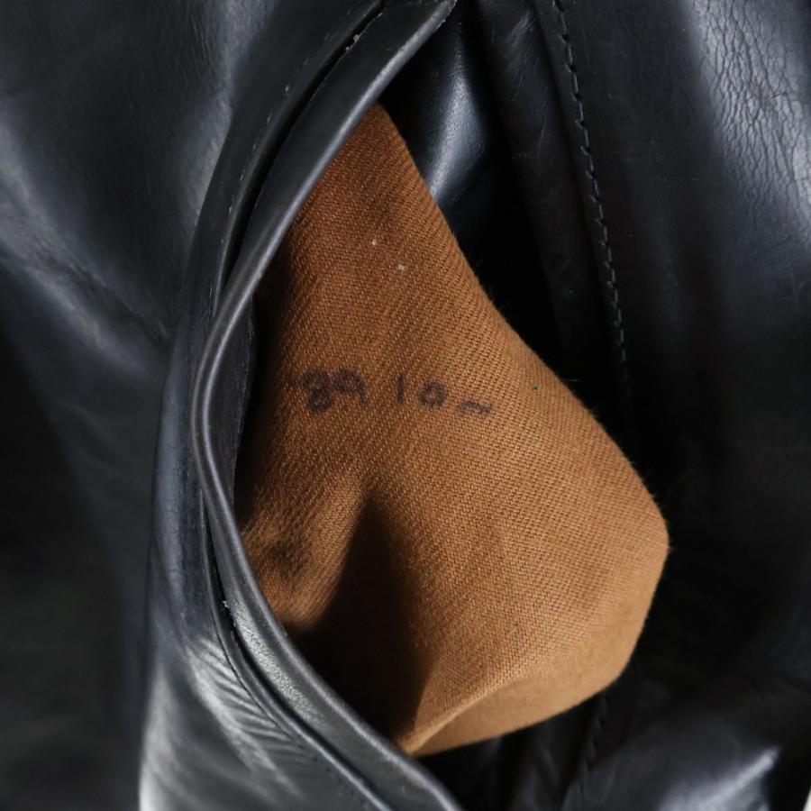 【大幅値下げ】ビンテージ　エアロレザー VINTAGE ヴィンテージ AERO LEATHER Co Horsehide ライナー ブラック