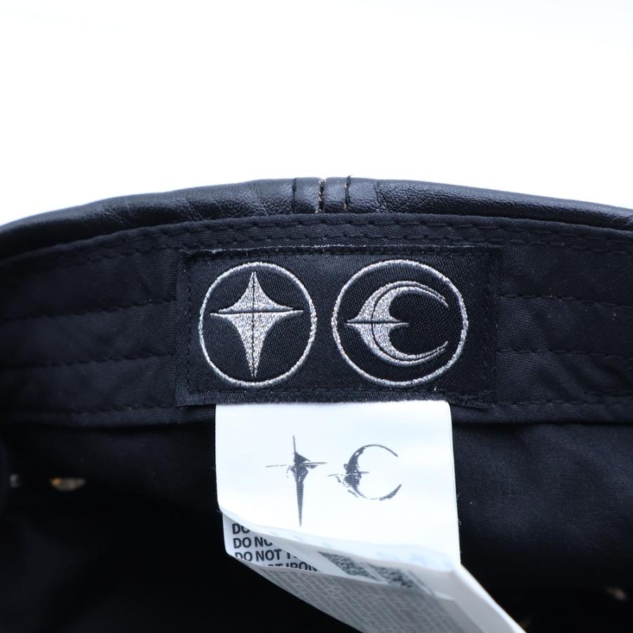 THUG CLUB サグクラブ 25AW STUDDED WASHED LEATHER CAP TC25AC2103