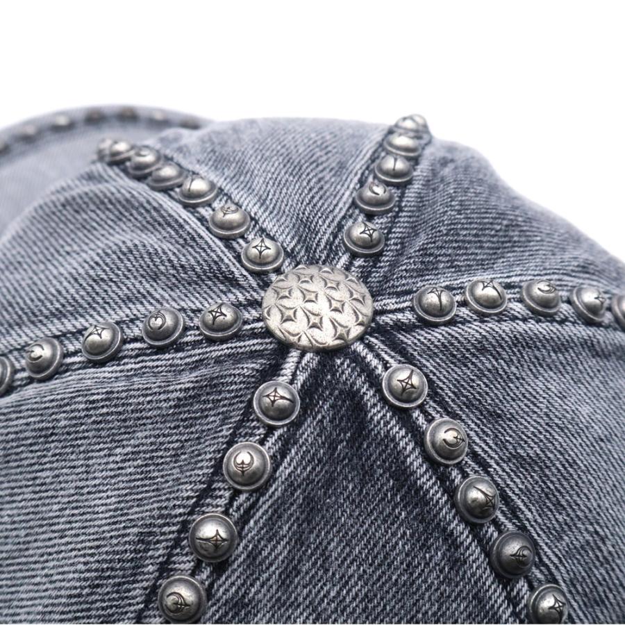 THUG CLUB サグクラブ 25AW STUDDED DENIM CAP TC25AC2104 スタッズ 