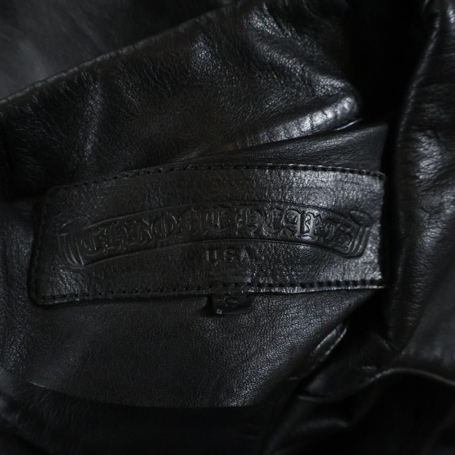 CHROME HEARTS（クロムハーツ） CROSS BALL クロスボールボタン レザー