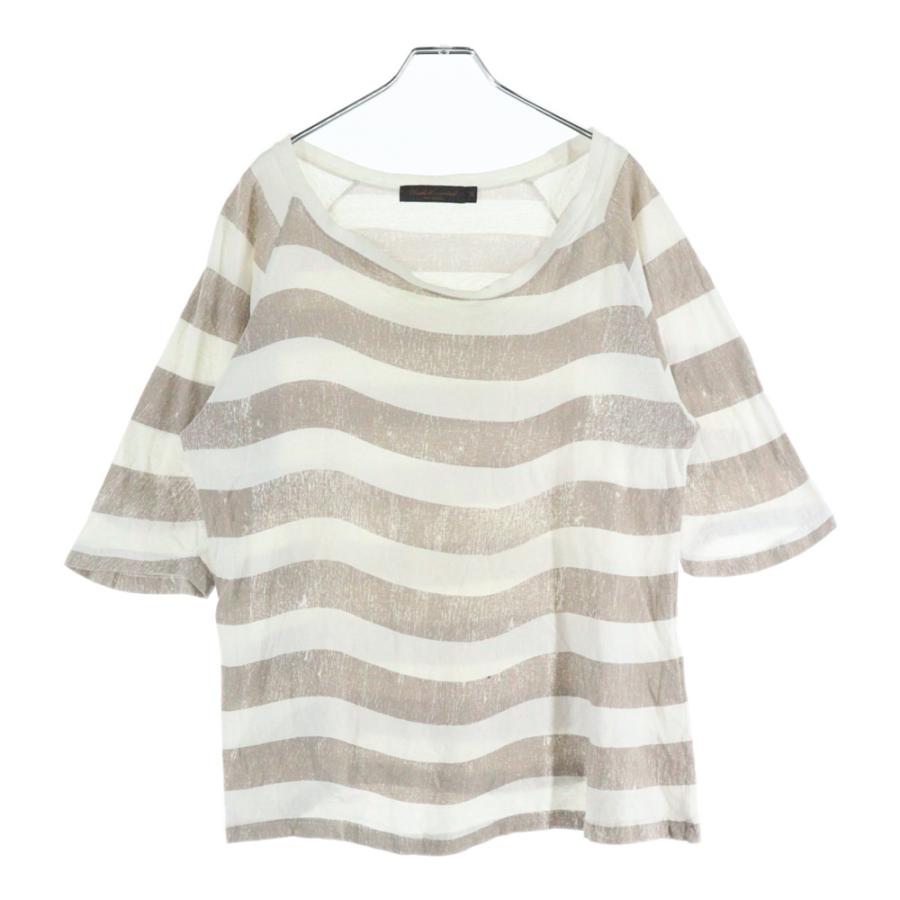 UNDERCOVER 歪み　Tシャツ　サイズ:1(SからM相当) UNDERCOVER（アンダーカバー） 04SS languid期 歪み期 歪みボーダーT