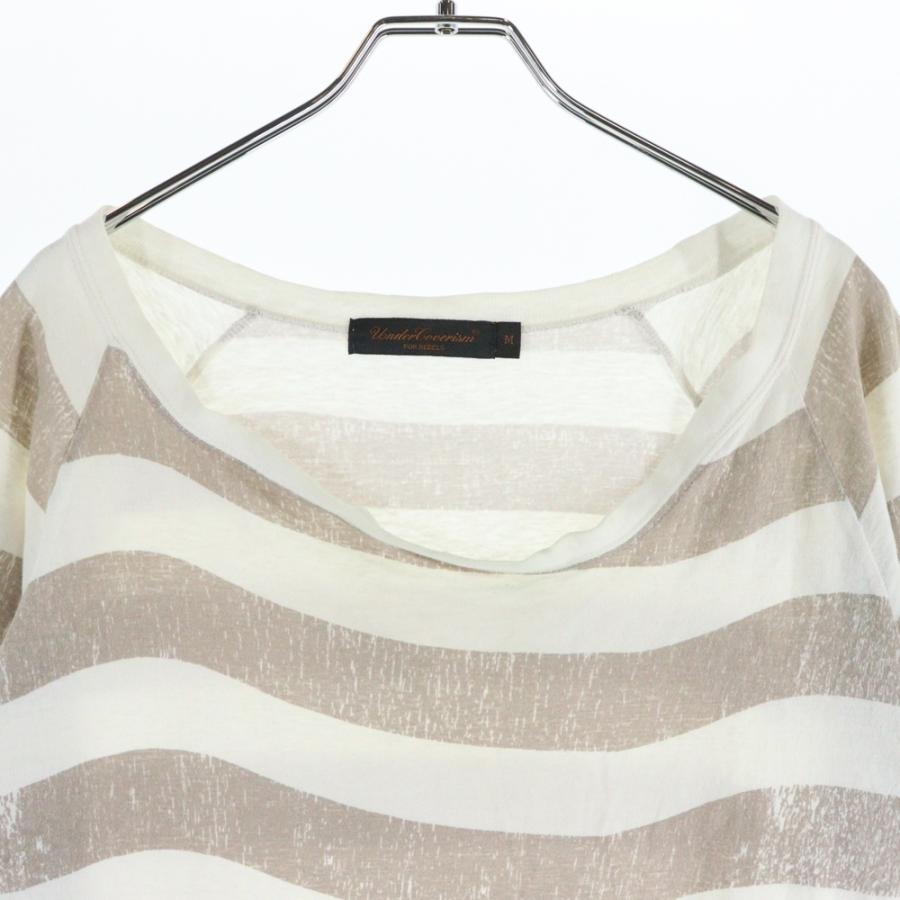 UNDERCOVER 歪み　Tシャツ　サイズ:1(SからM相当) UNDERCOVER（アンダーカバー） 04SS languid期 歪み期 歪みボーダーT