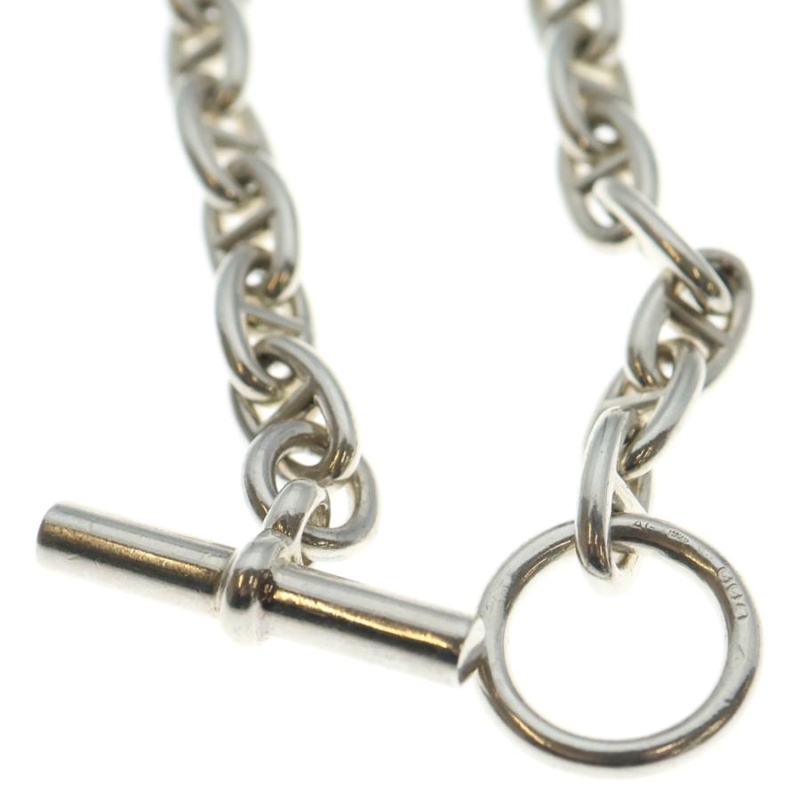 りんHERMES エルメスコンスタンスア　シルバーチェーンネックレス HERMES（エルメス） 00s Chaine d'Ancre Necklace Silver925 PM