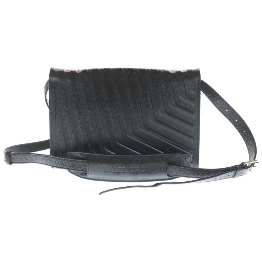 BALENCIAGA バレンシアガ CAR FLAP カー フラップ ショルダー バッグ ブラック BALENCIAGA（バレンシアガ） CAR FLAP カー フラップ ショルダー