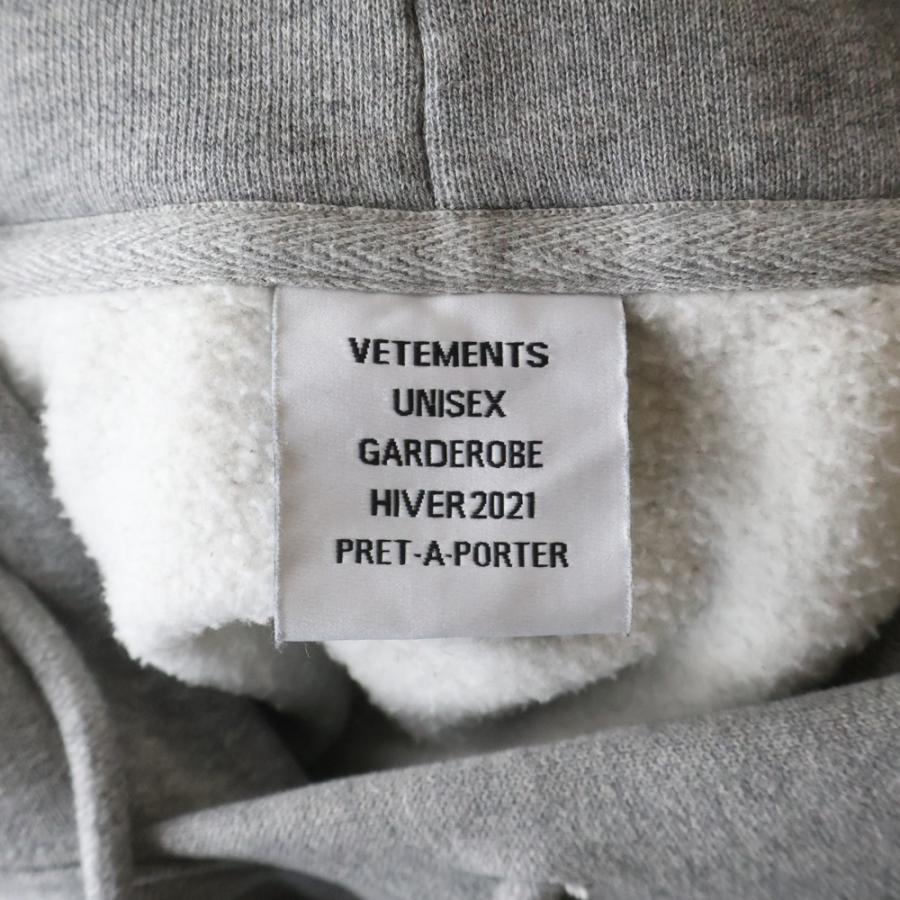 VETEMENTS（ヴェトモン） 21AW Pullover Logo Hoodei UAH21TR535 プル