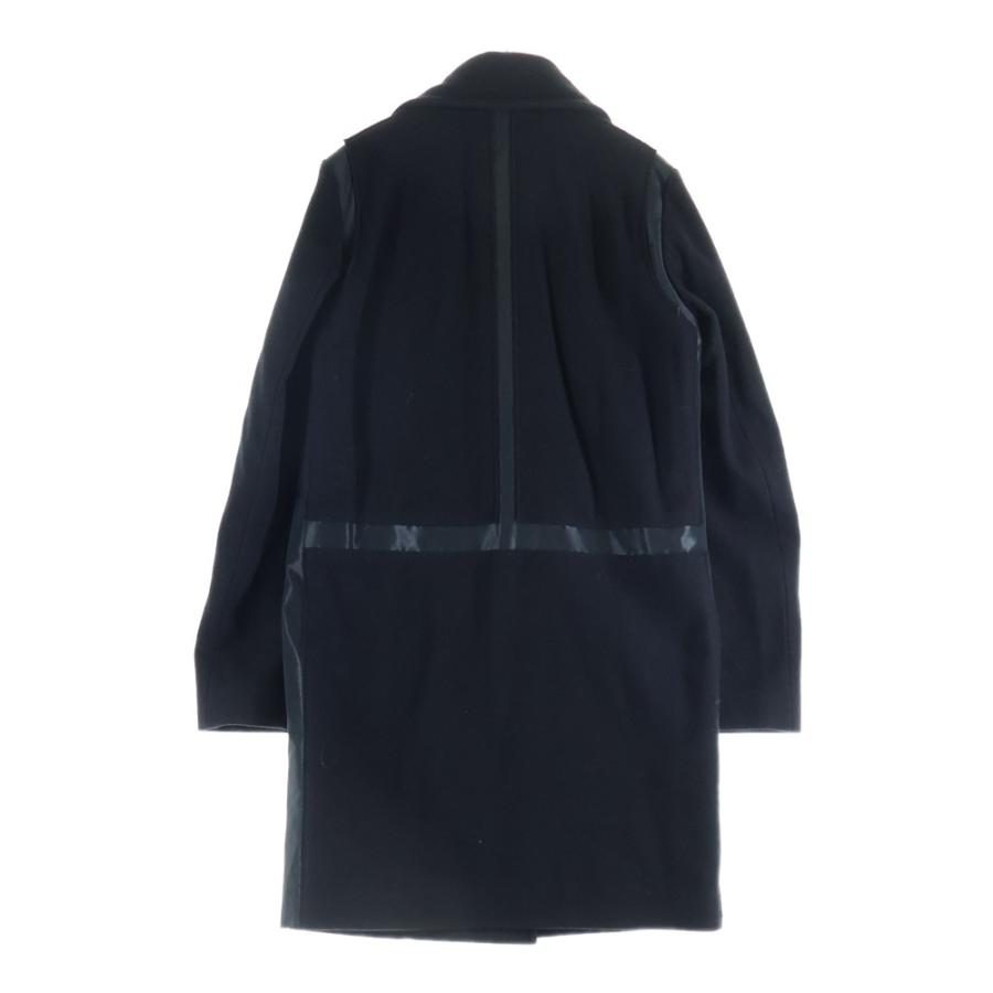 イタリア製　マルタン・マルジェラMARTIN MARGIELA ウールピーコート Maison Margiela（メゾンマルジェラ） 16AW 素材切り替えウール