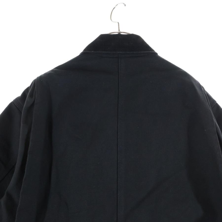 90s USA製 カーハート チョアコート フェード ブラック CB105 40 Carhartt（カーハート） 90s USA製 ミシガンチョアコート ブラック