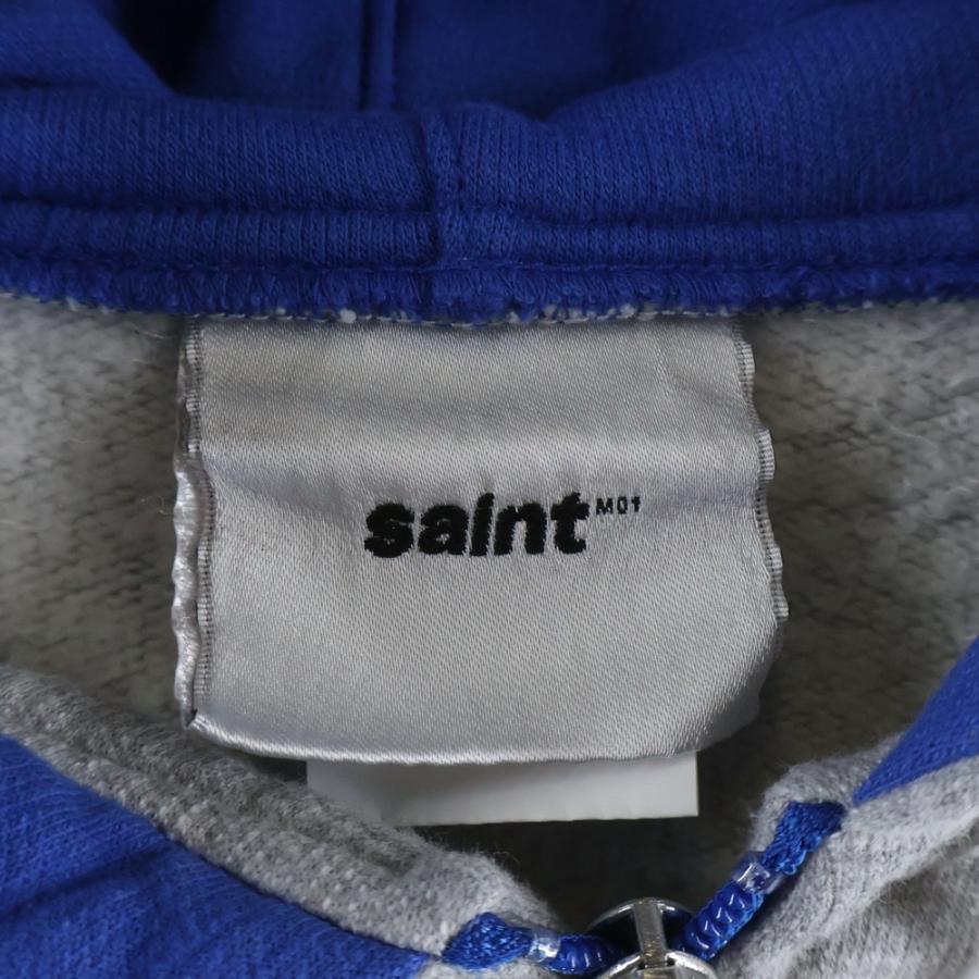 SAINT MICHAEL セントマイケル 25AW ZIP HOODIE SIDE LINE SMーHR1ー0000ー058 サイドライン ジップフーディー グレー_5