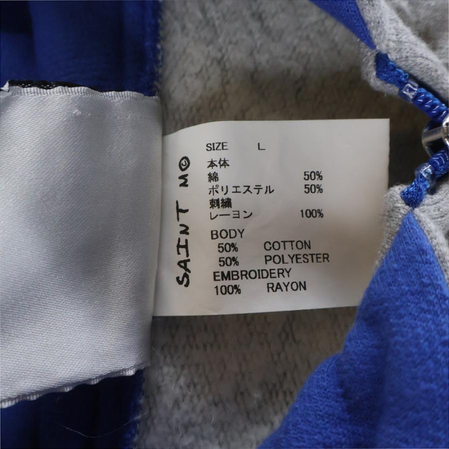 SAINT MICHAEL セントマイケル 25AW ZIP HOODIE SIDE LINE SMーHR1ー0000ー058 サイドライン ジップフーディー グレー_6