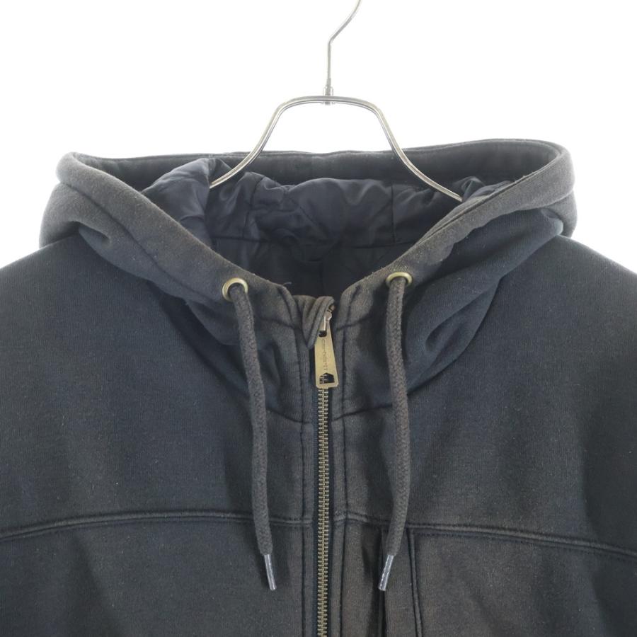 Carhartt レインディフェンダー ジップパーカー 裏地サーマル 古着 Carhartt 裏地 メッシュ ワンポイント パッチ 「Rain Defender